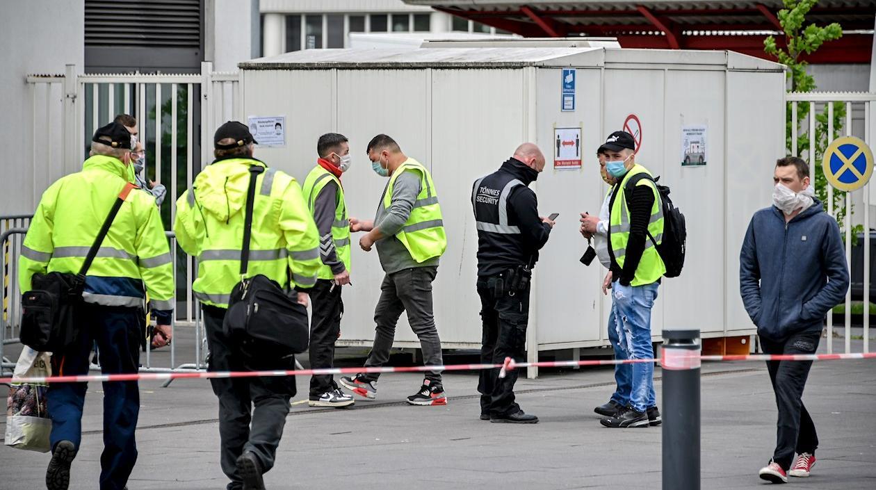 Planta cárnica de Gütersloh (oeste de Alemania), en el que el pasado mes de junio de registró un brote de coronavirus. 