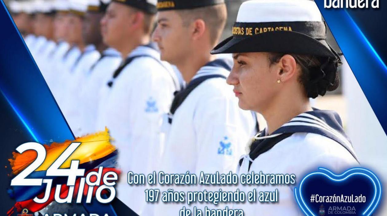 La Armada de Colombia cumple 197 años.