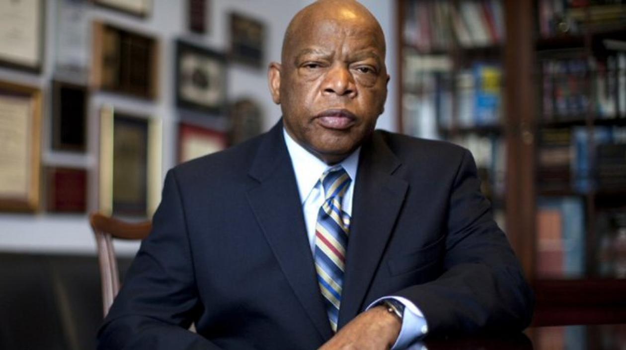 El histórico líder John Lewis.