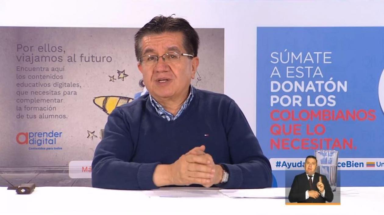 Ministro de Salud, Fernando Ruíz.