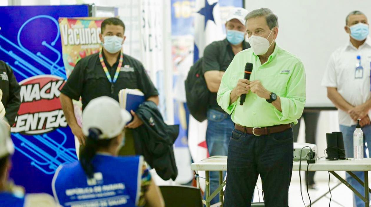 El presidente panameño, Laurentino Cortizo.