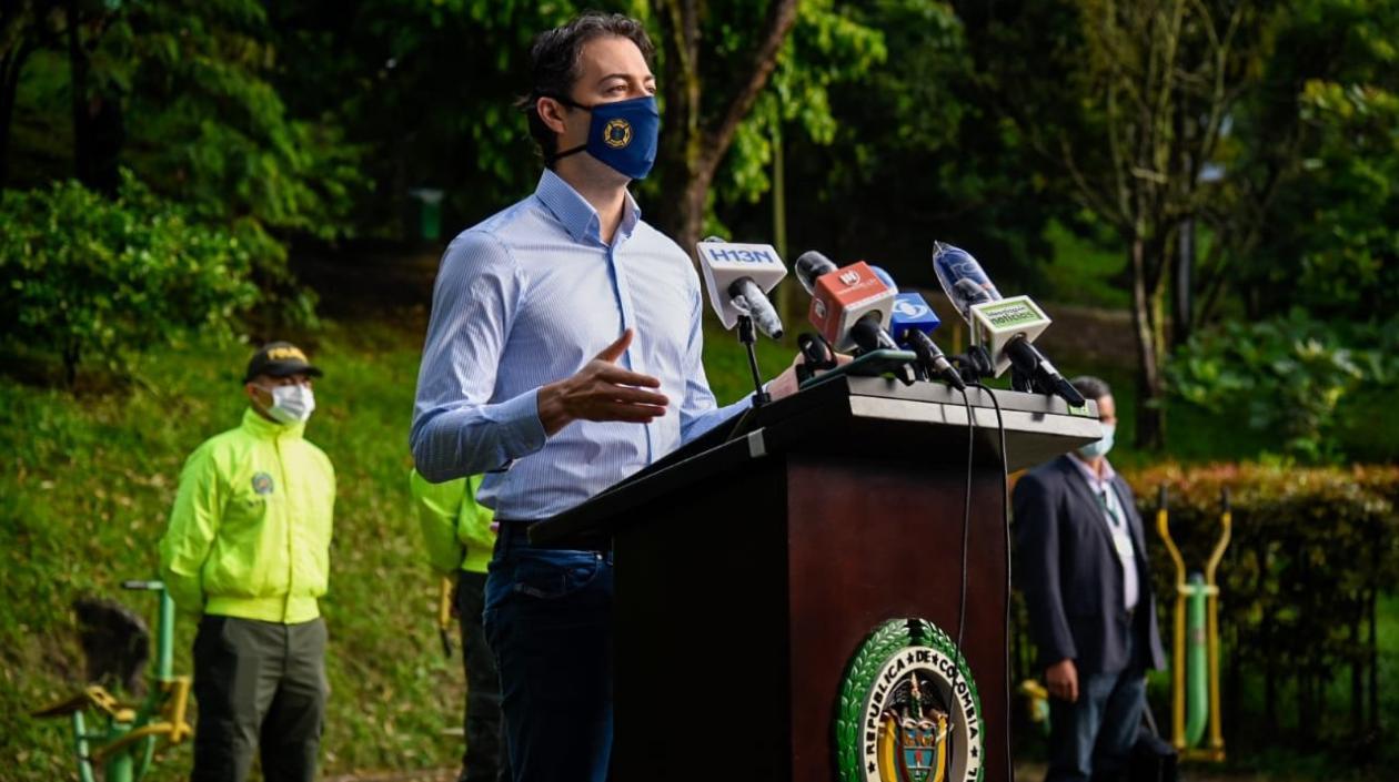 El alcalde de Medellín, Daniel Quintero Calle.