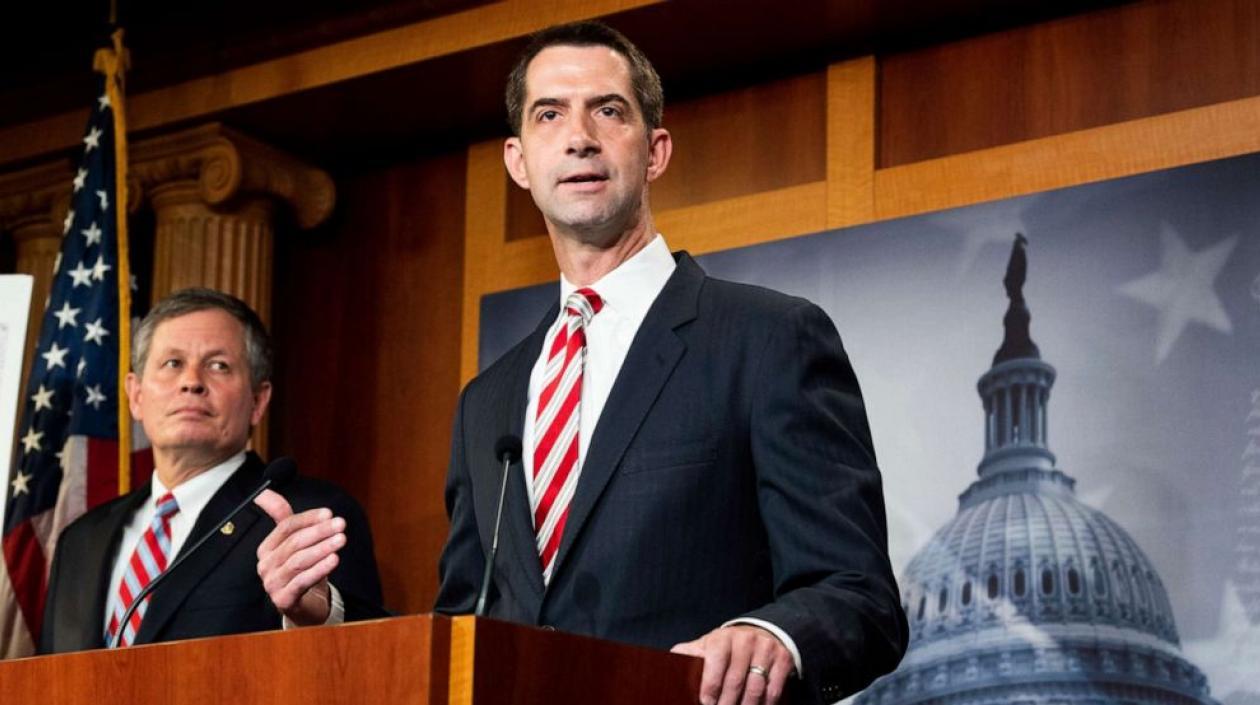Senador republicano de Arkansas, Tom Cotton.