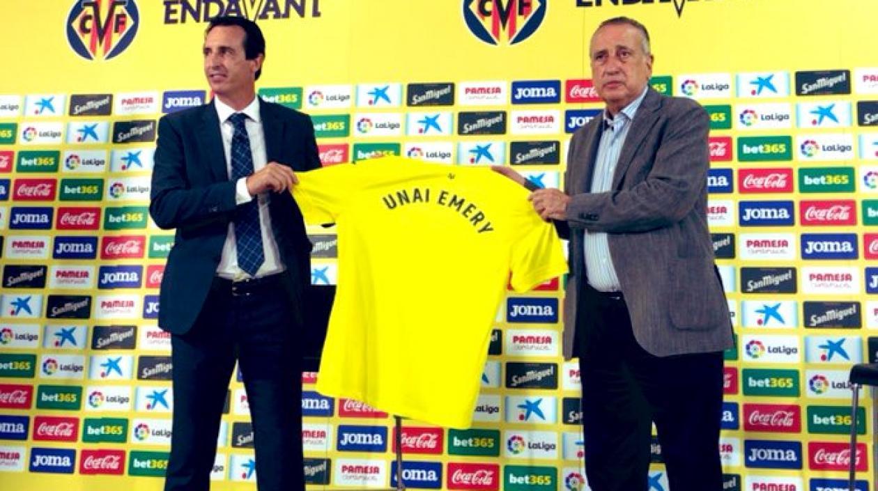 El técnico español Unai Emery.