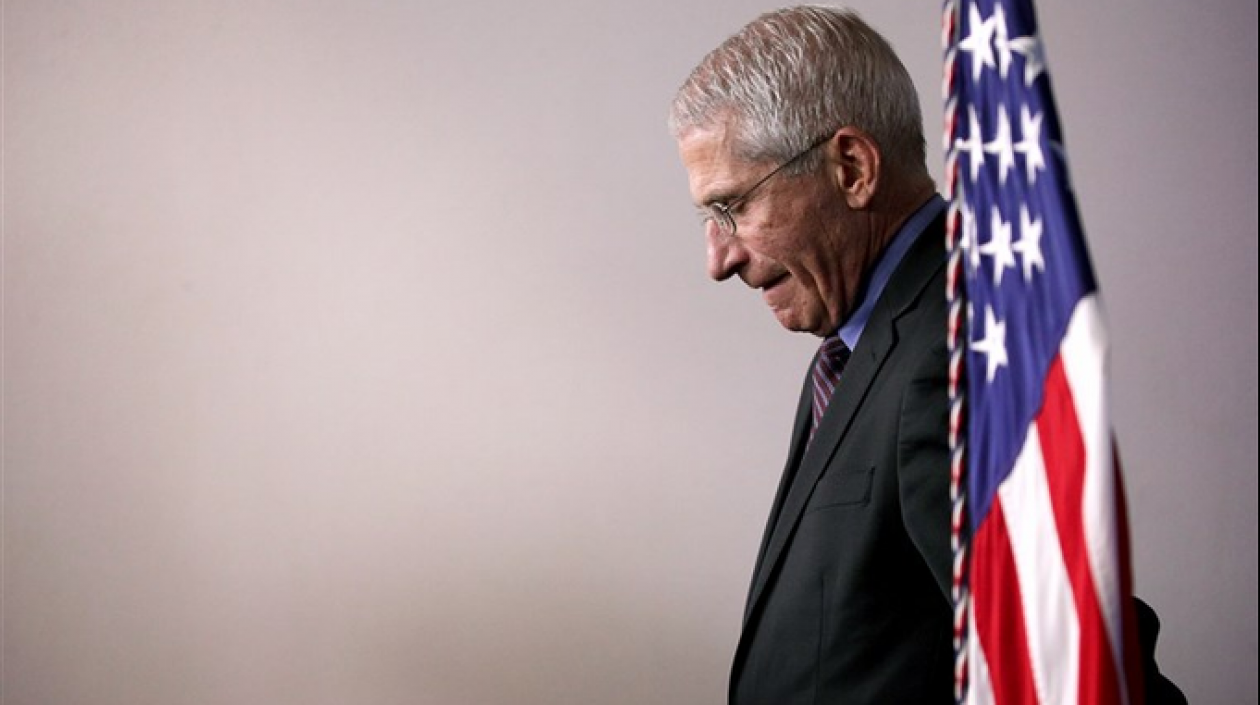El principal epidemiólogo del país, Anthony Fauci.