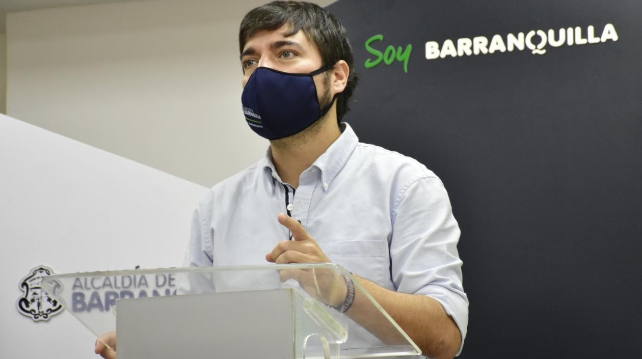 El Alcalde de Barranquilla, Jaime Pumarejo.