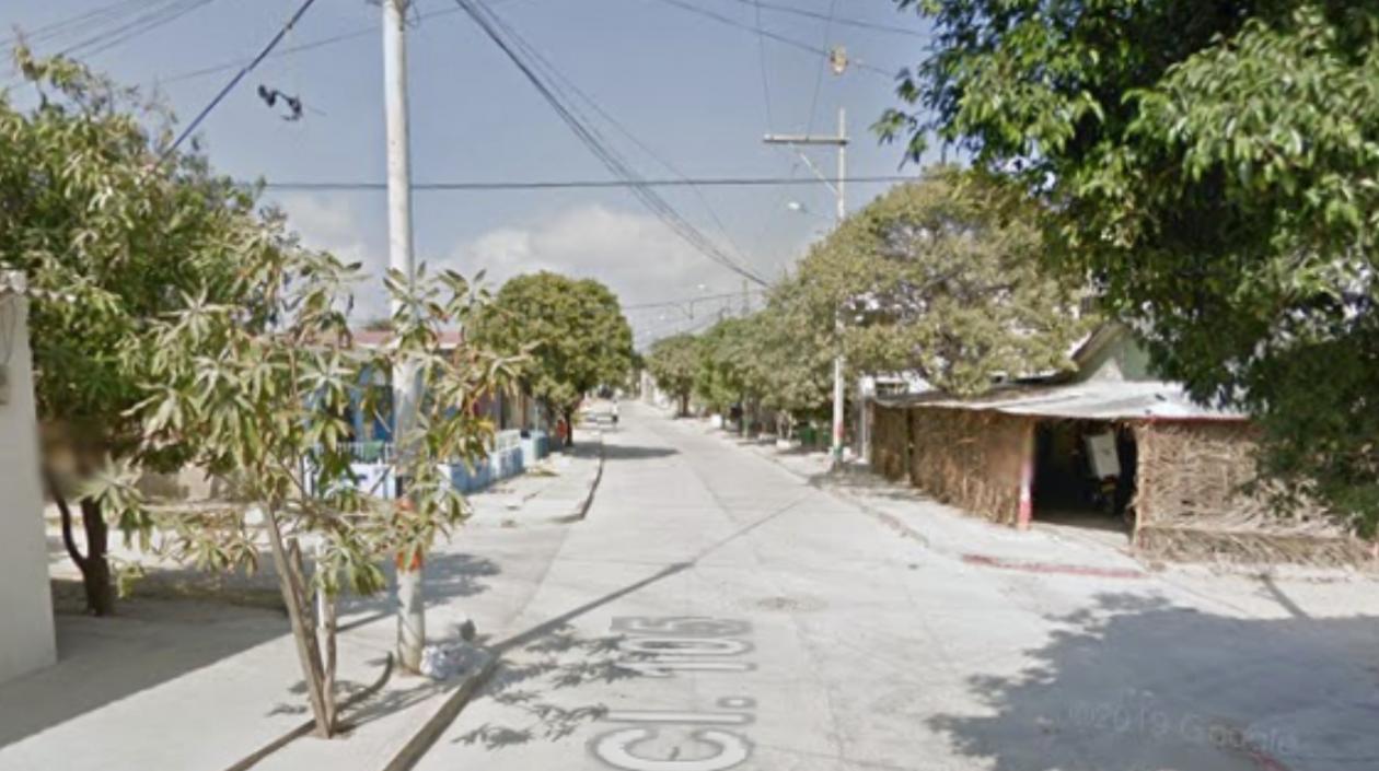 Calle 105 con carrera 12E, sector donde ocurrió el atraco.
