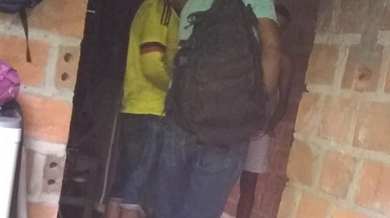 Vivienda donde ocurrió el hecho.