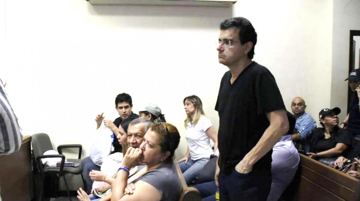 El exrector Ramsés Vargas Lamadrid, en una de las audiencias judiciales.