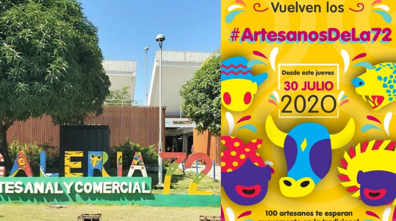 Galería Artesanal de la 72 en Barranquilla.