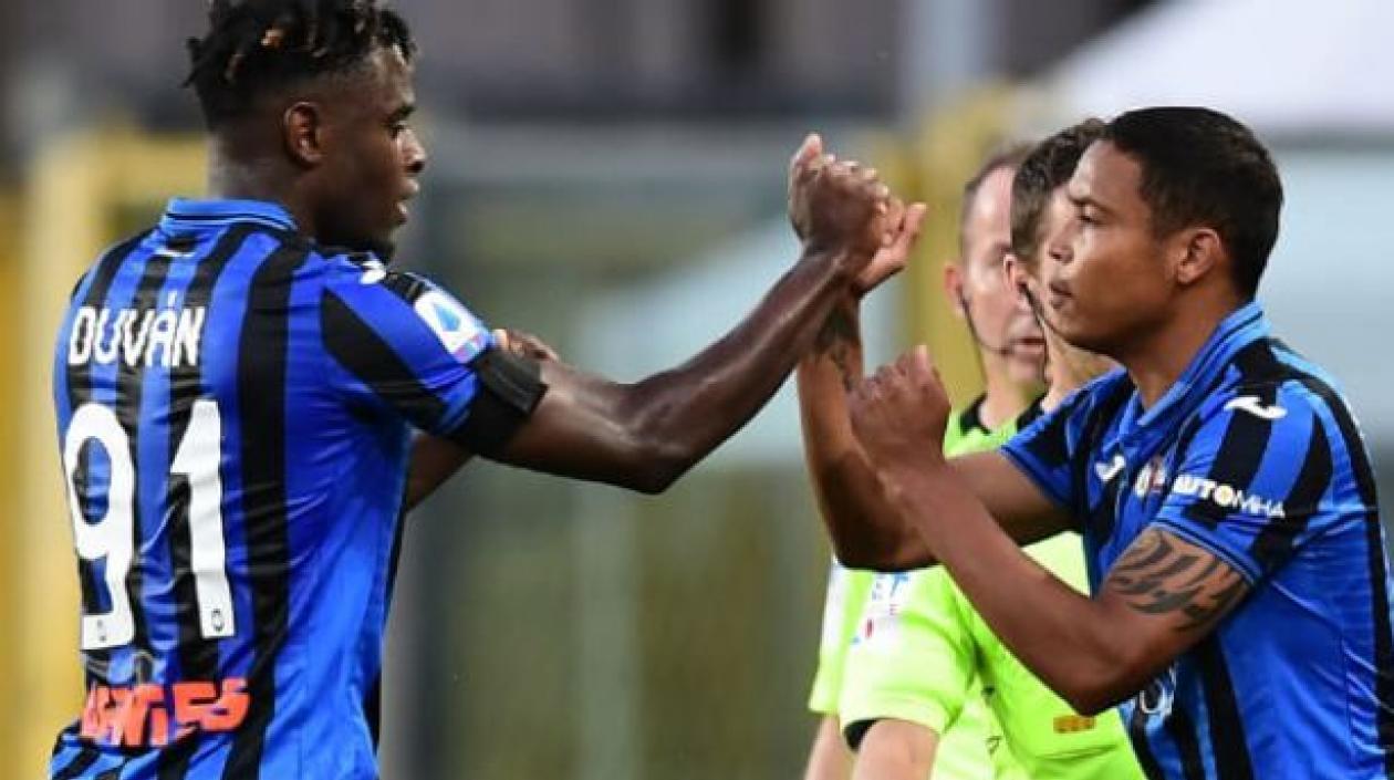 Duván Zapata y Luis Fernando Muriel.