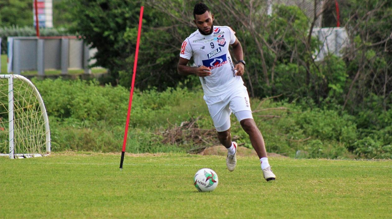 El delantero Miguel Ángel Borja.