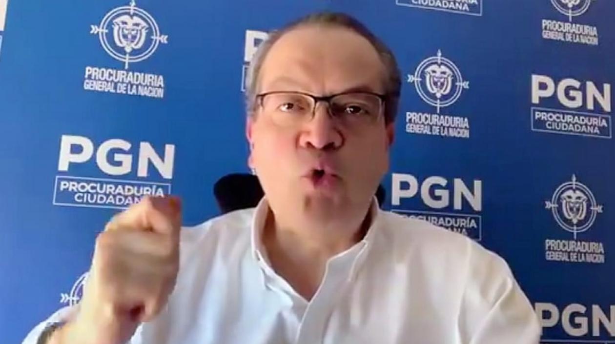 El Procurador General de la Nación, Fernando Carrillo.