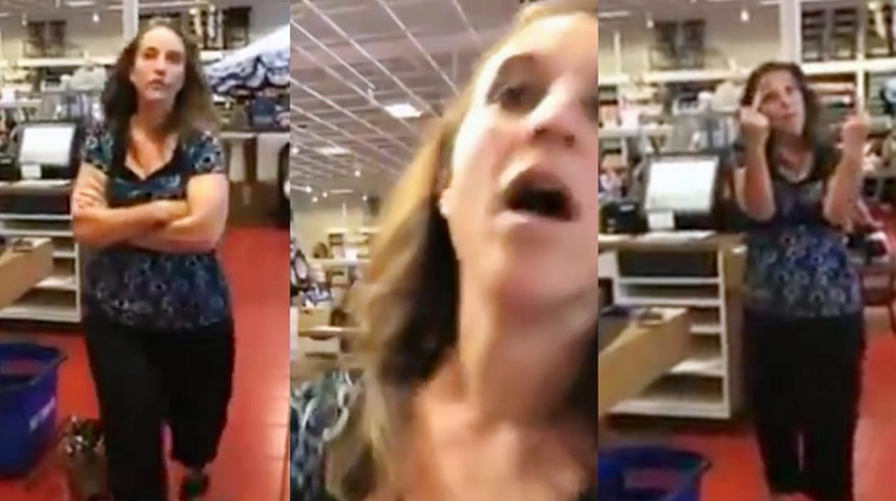 Imágenes del bochornoso episodio.