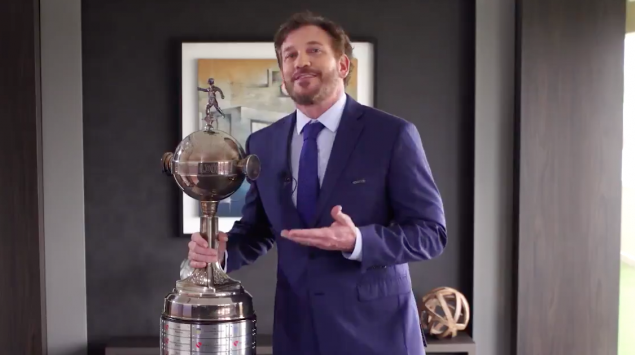 El presidente de la Conmebol, Alejandro Domínguez.