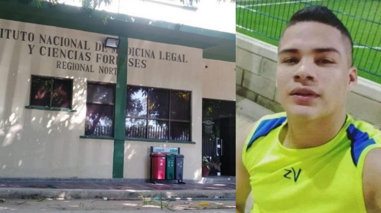 El cuerpo de Yostin Gerard Escorcia Lubo fue llevado a Medicina Legal.