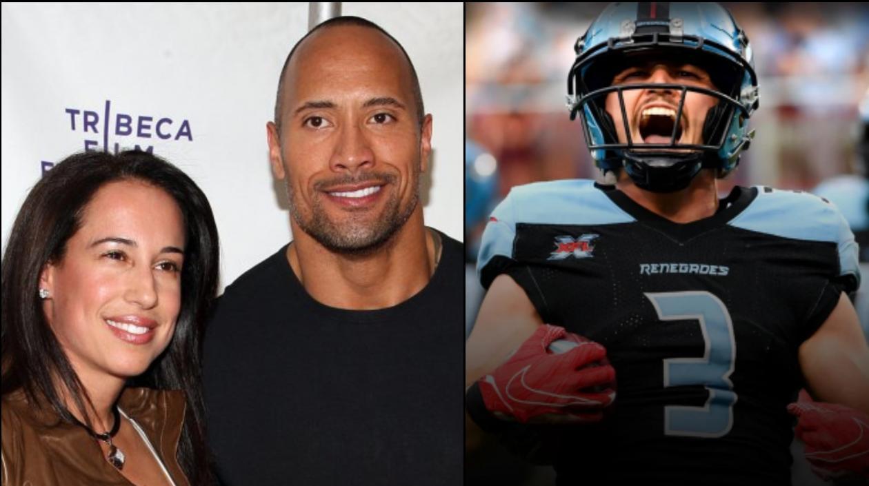 El actor Dwayne Johnson, conocido como 'The Rock', y su exesposa, la empresaria Dany Garcia.