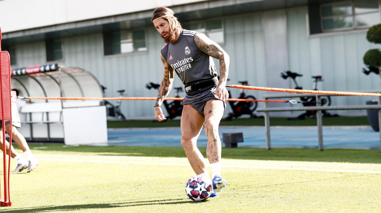 El defensa Sergio Ramos.