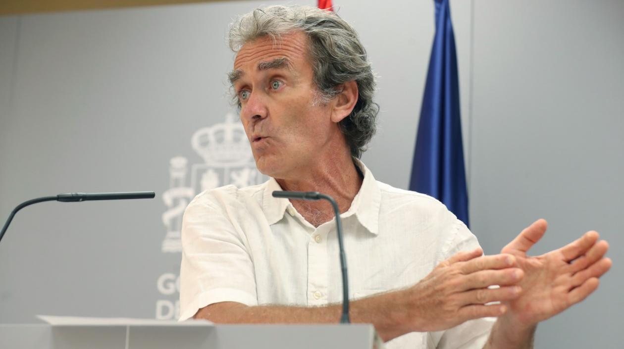 Fernando Simón, portavoz del Ministerio de Sanidad.