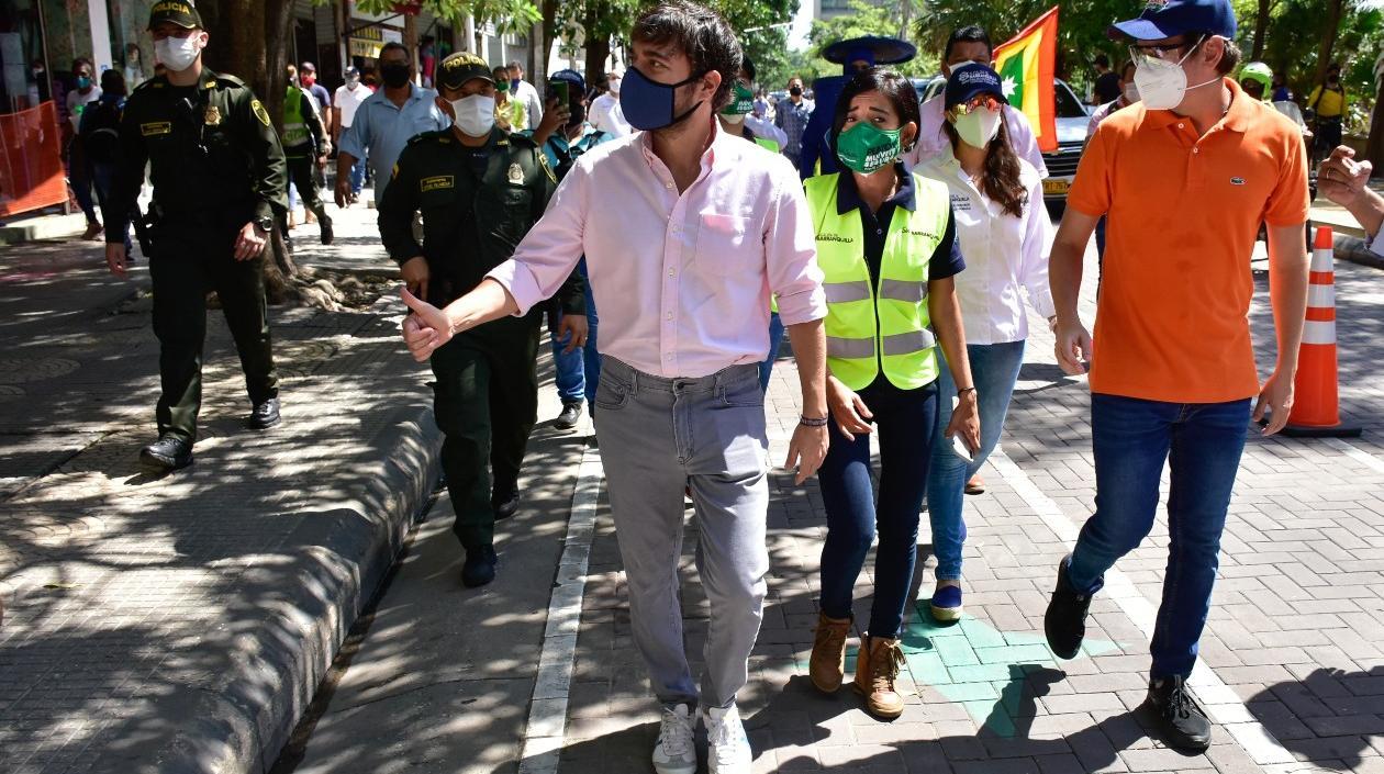 El alcalde de Barranquilla, Jaime Pumarejo.