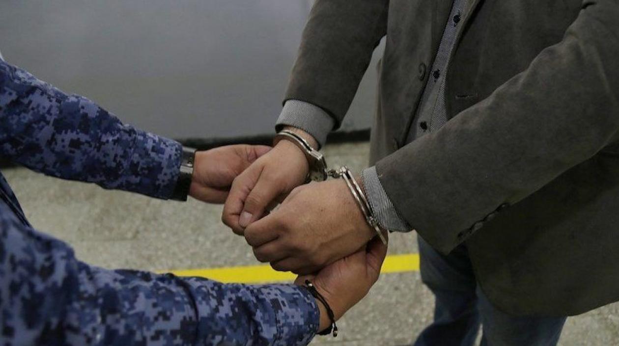 El hombre fue asegurado en un centro carcelario de Medellín.