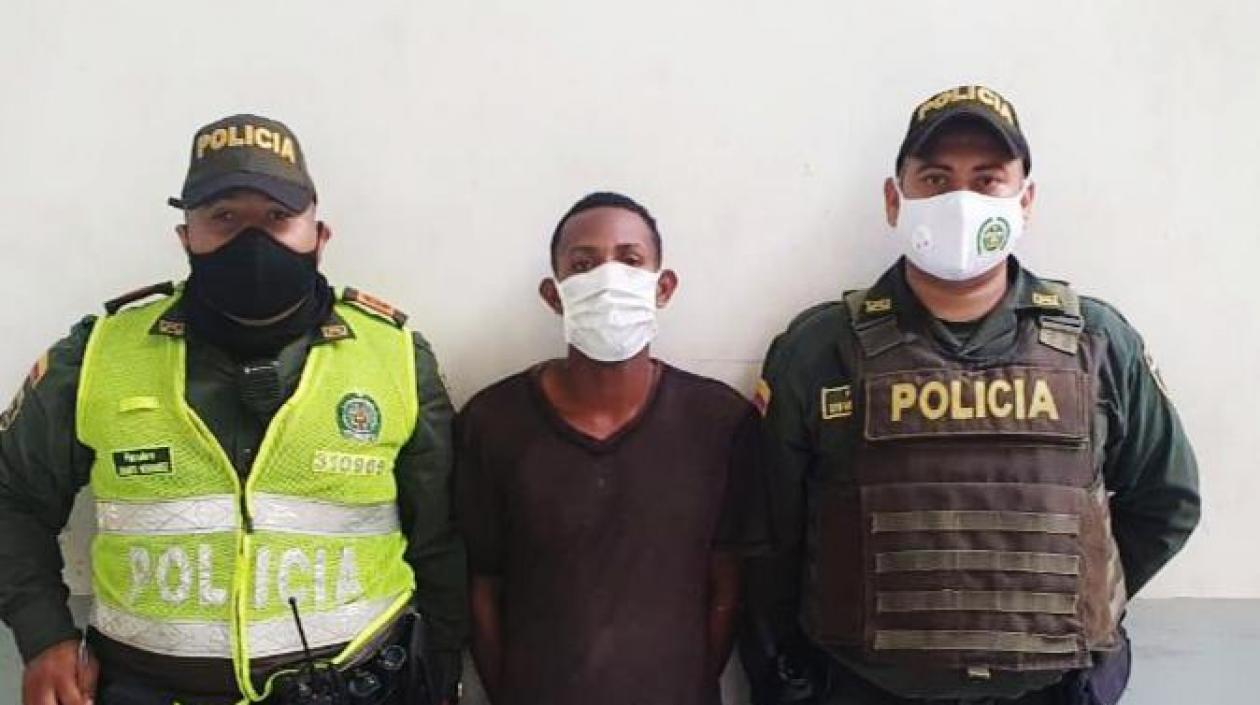 Erick Enrique Matute Luna fue capturado y conducido a la URI.