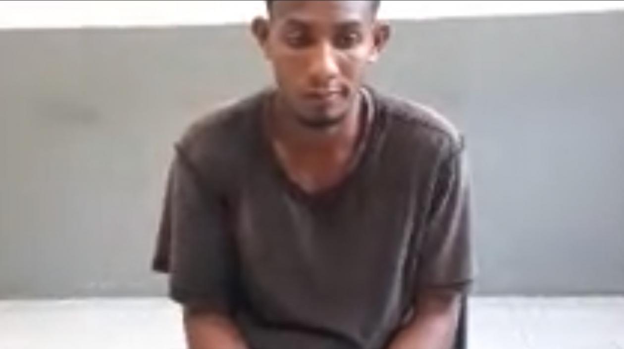 Erid Enrique Matute Luna, alias 'El bolsita'.