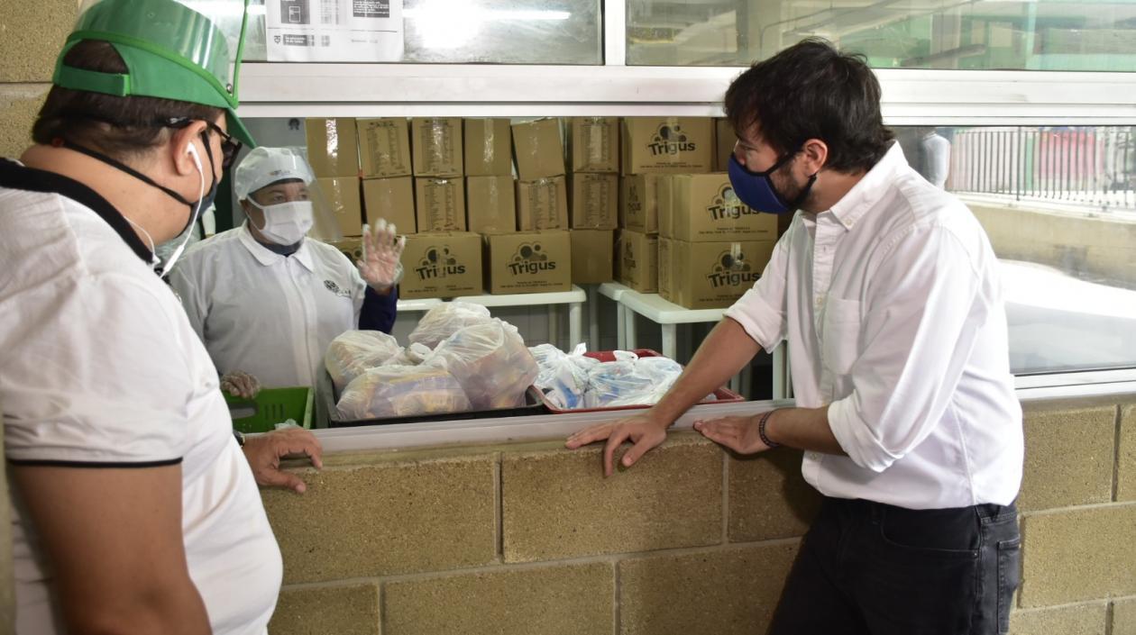 El Alcalde de Barranquilla, Jaime Pumarejo.