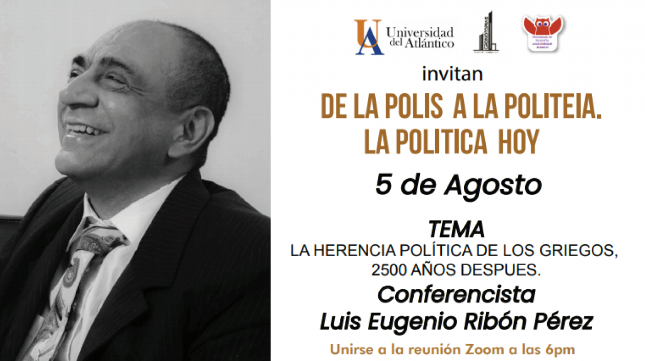 Luis Eugenio Ribón Pérez, conferencista.