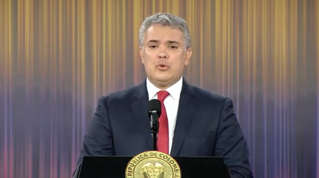 El Presidente de la República, Iván Duque.