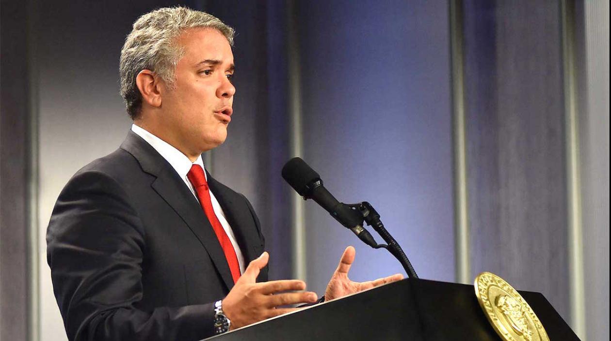 Iván Duque, Presidente de la República.
