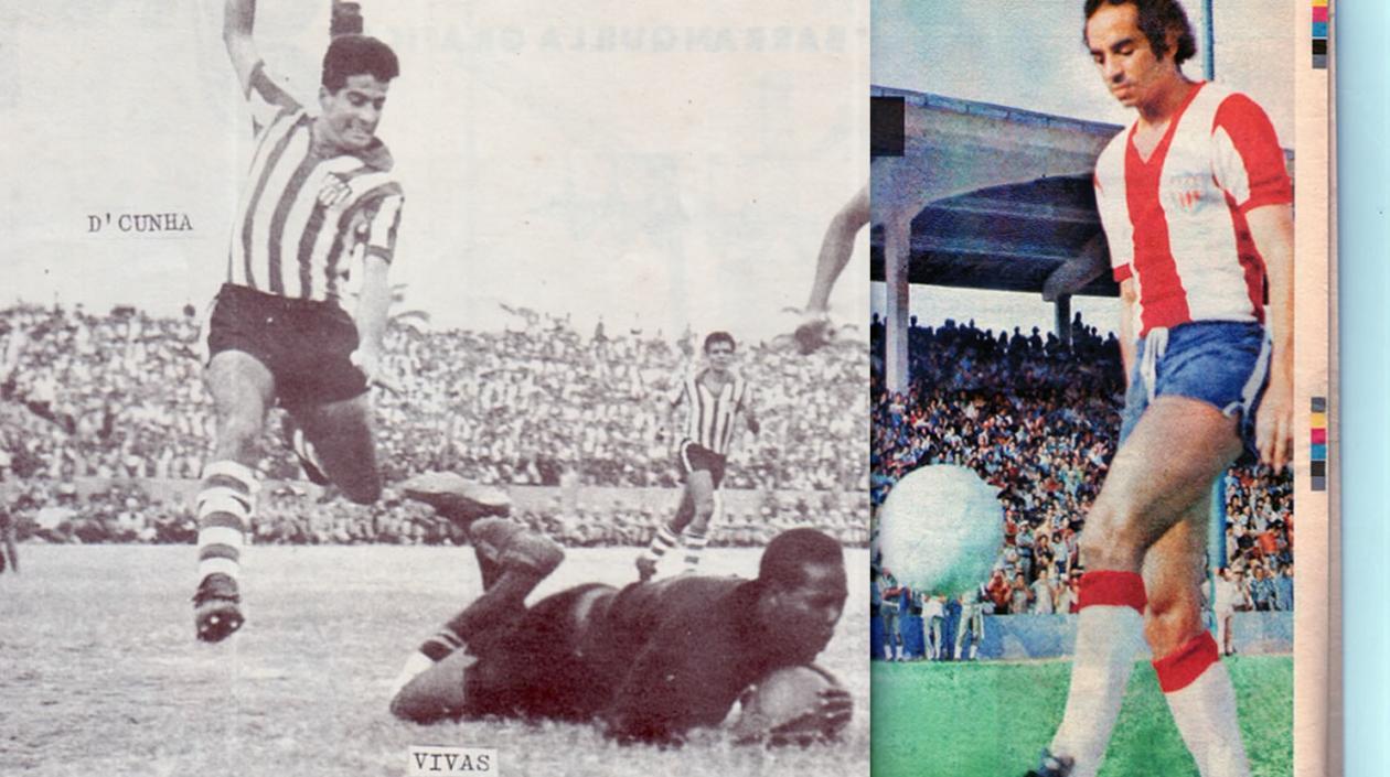 Othón Alberto Dacunha en una jugada y Víctor Ephanor.