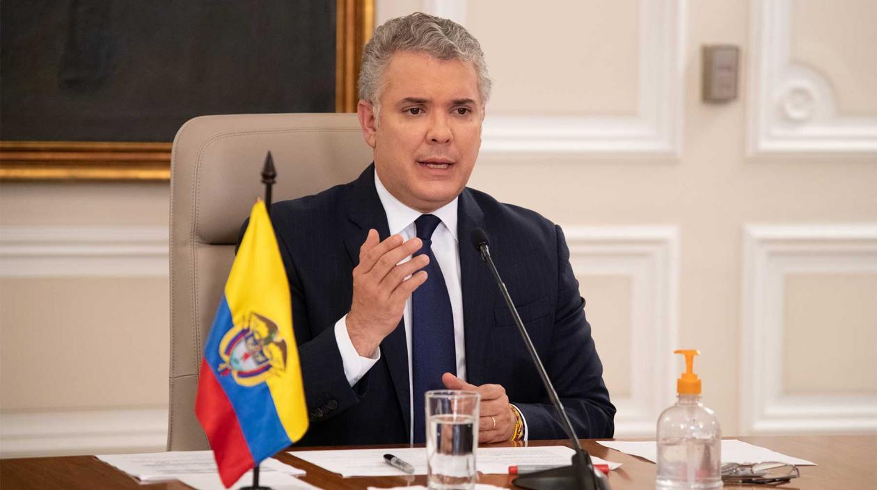 El Presidente de la República, Iván Duque.