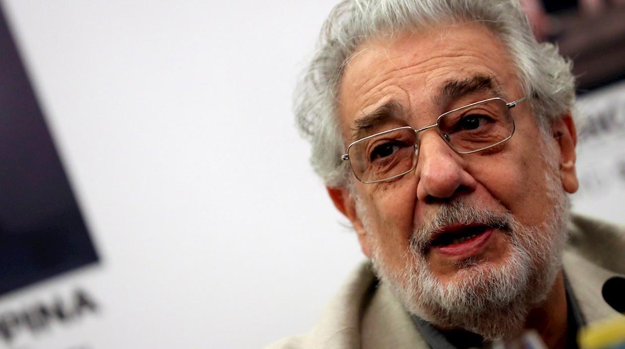 El tenor y director de orquesta español Placido Domingo.