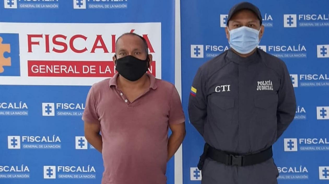 Jackson Tamayo Carihuasari, capturado por el CTI de la Fiscalía.