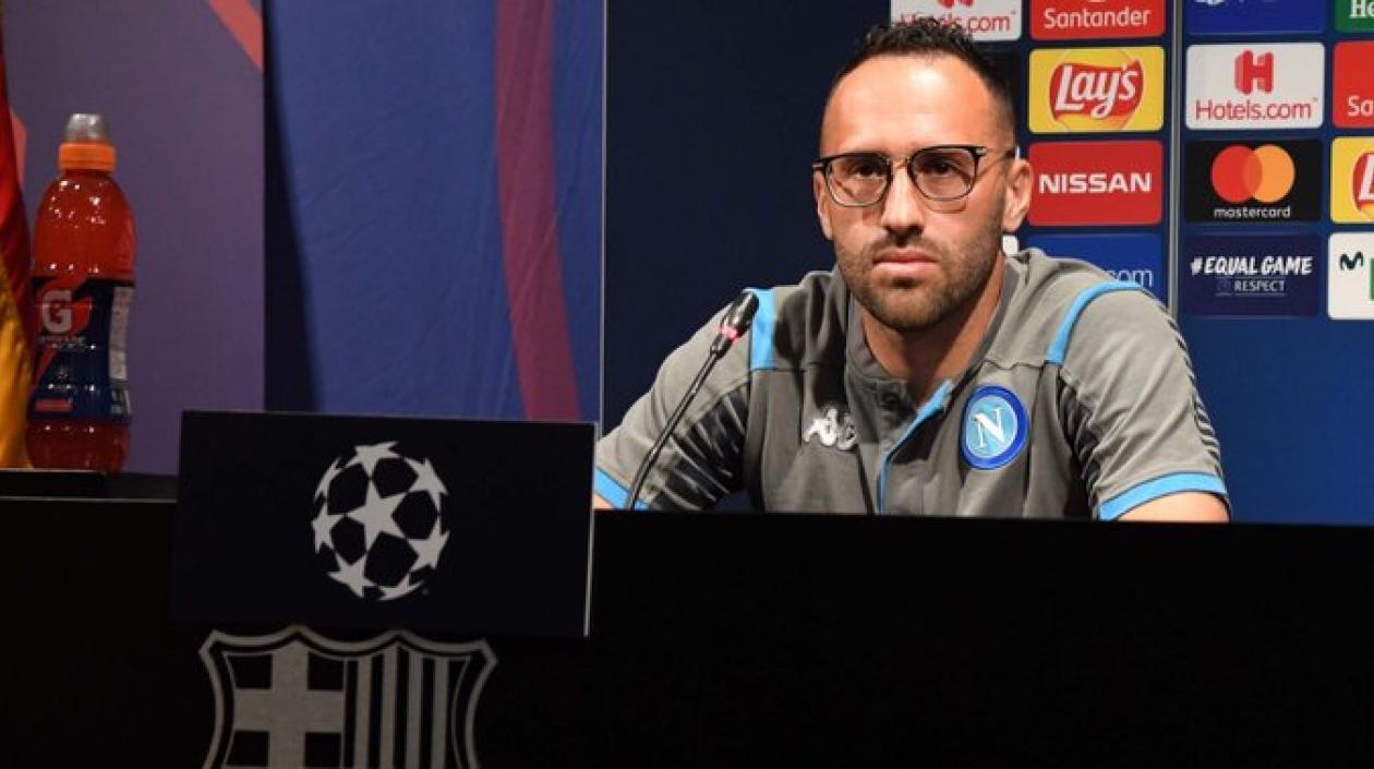 David Ospina, portero del Nápoles.