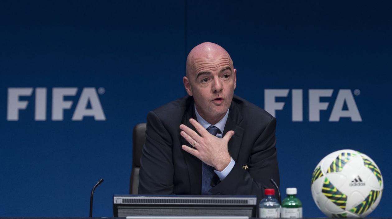 El presidente de la FIFA, Gianni Infantino.