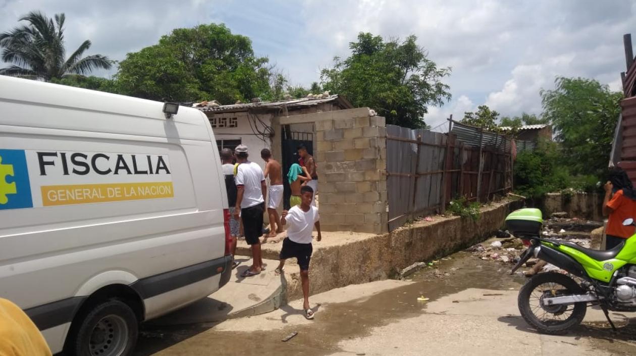 El CTI llegó al lugar de los hechos para la inspección del cadáver.