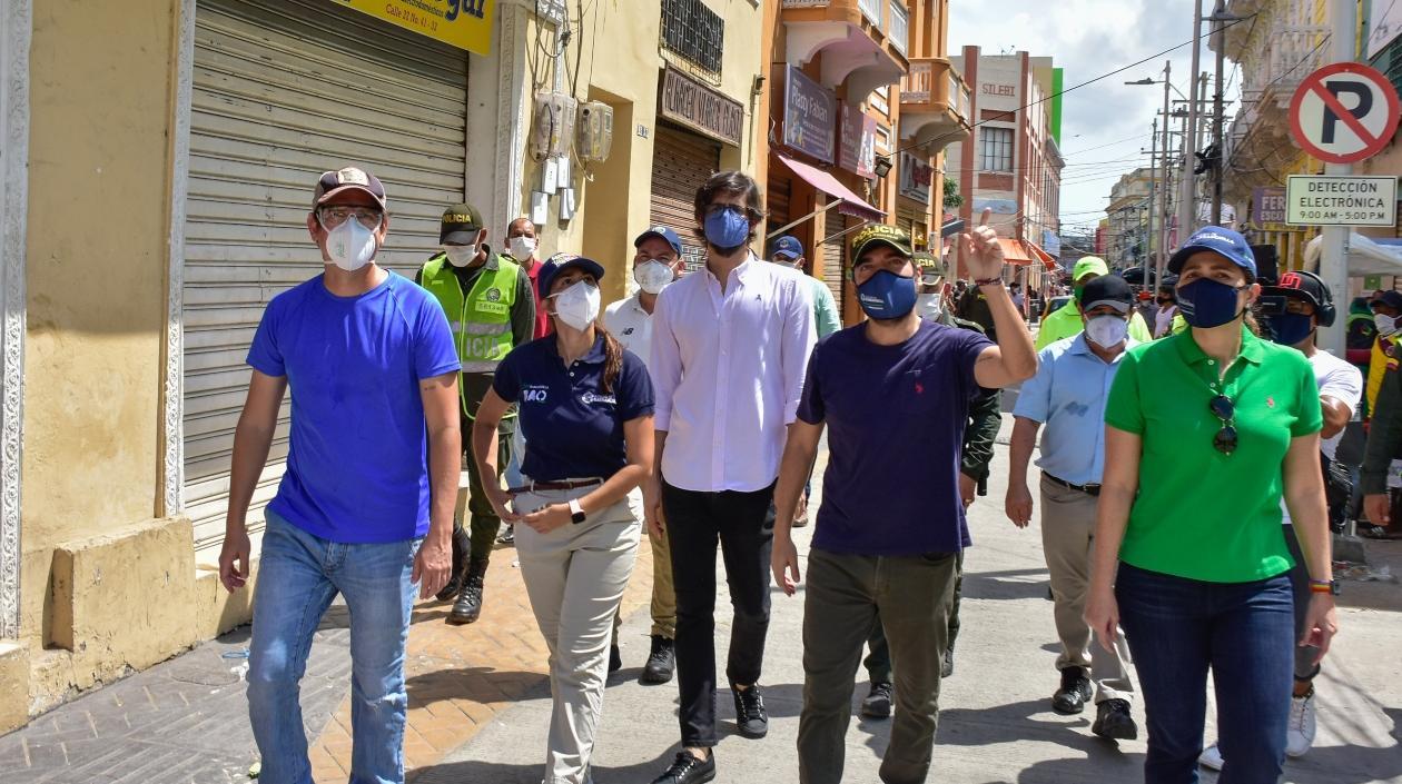 El Alcalde de Barranquilla, Jaime Pumarejo.