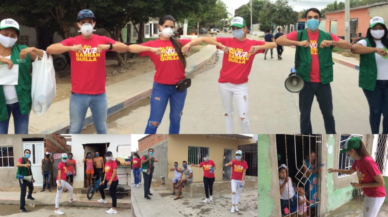 Movimiento cívico 'Alzo mi voz por Barranquilla'.vv