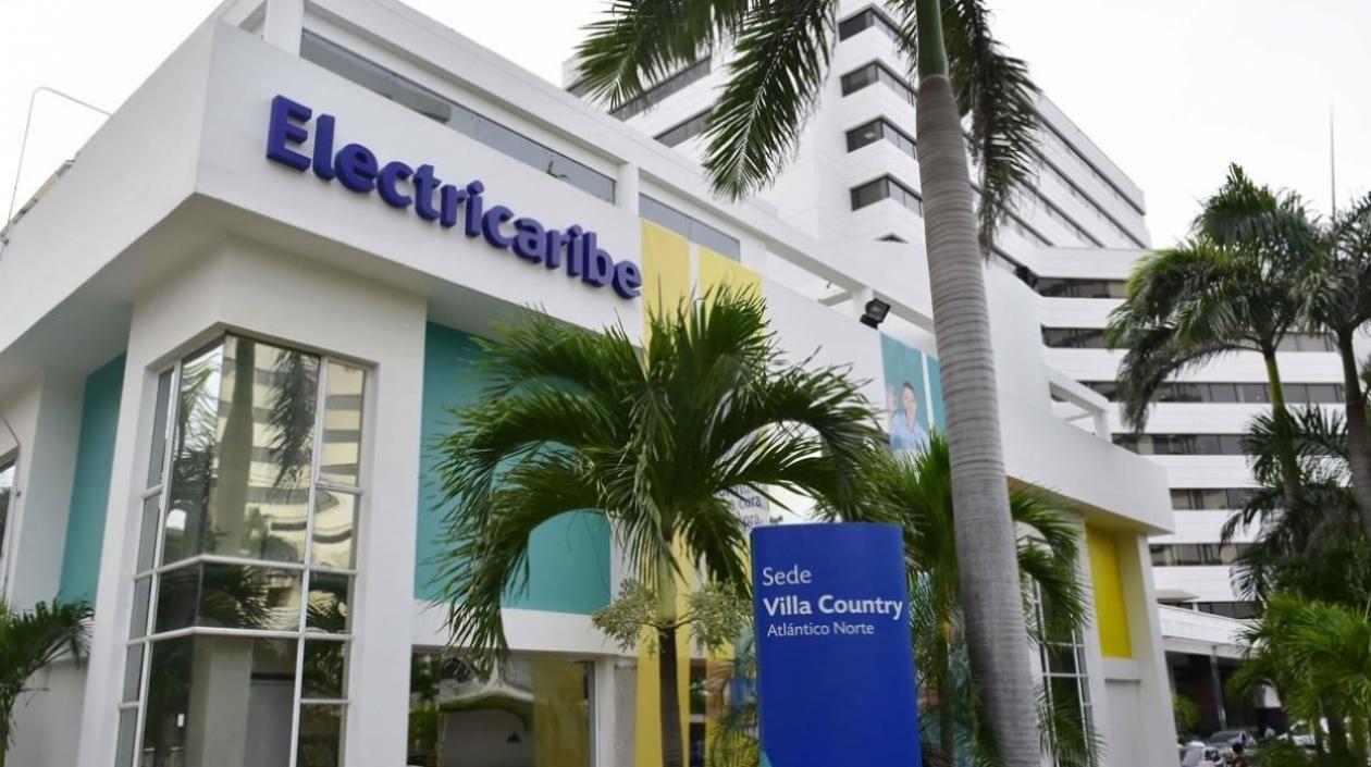 Fachada de Electricaribe, sede Villa Country.