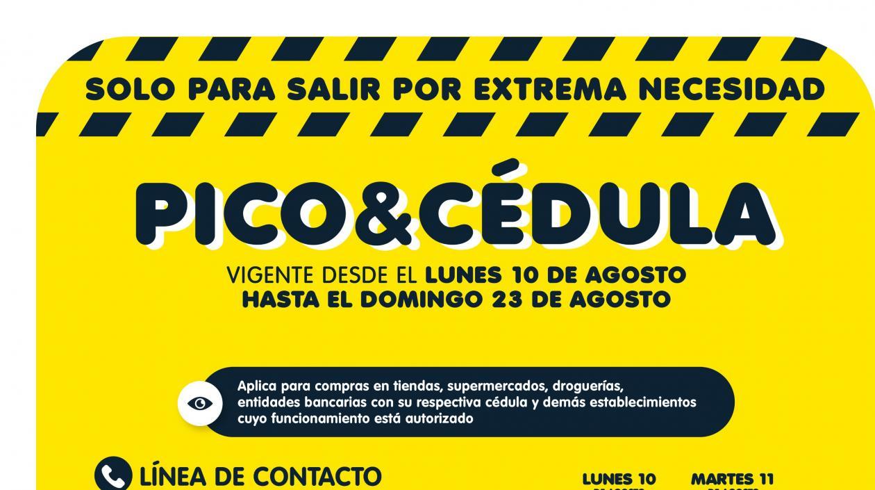 Pico y cédula para Barranquilla del 10 al 23 de agosto.