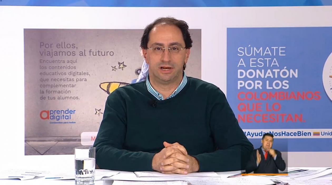 José Manuel Restrepo, Ministro de Comercio.