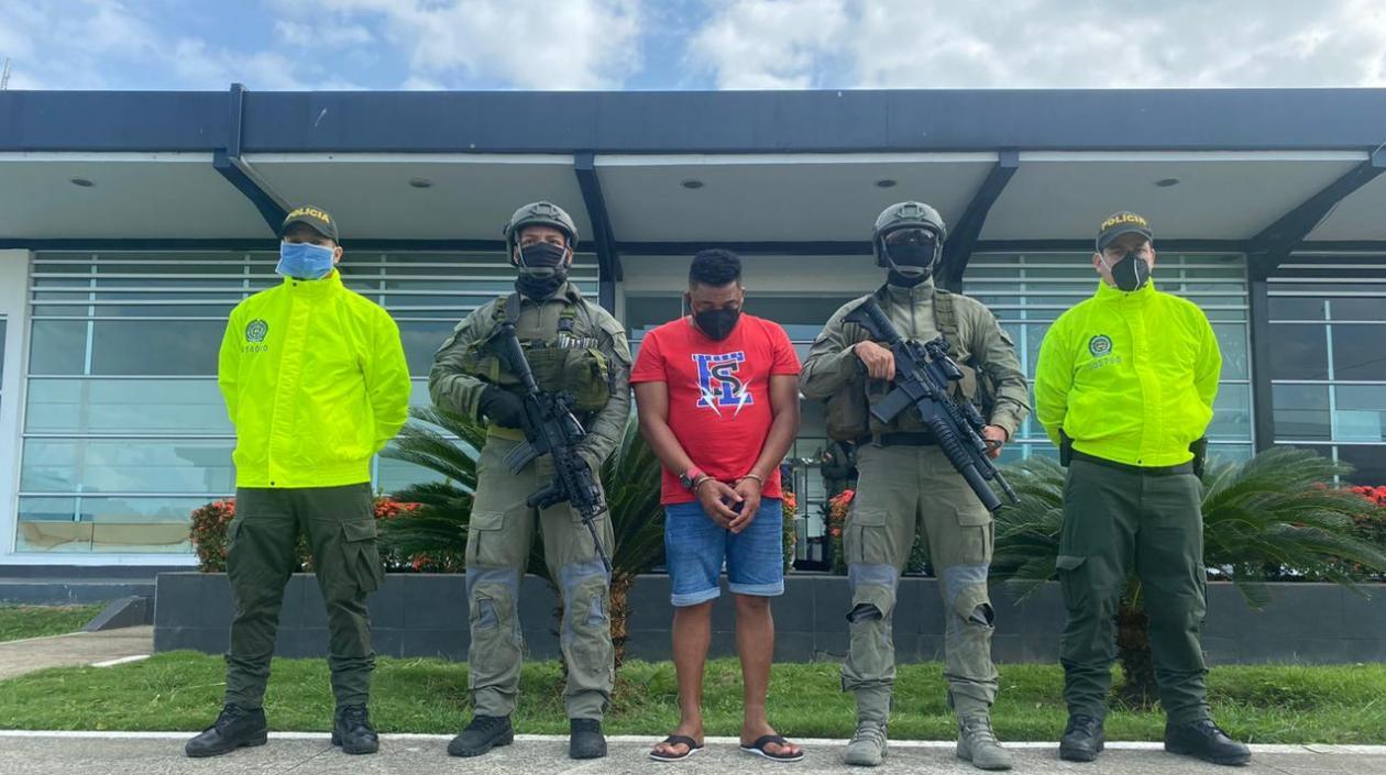 Jafet Berrio Rivas, alias 'Iguano'.