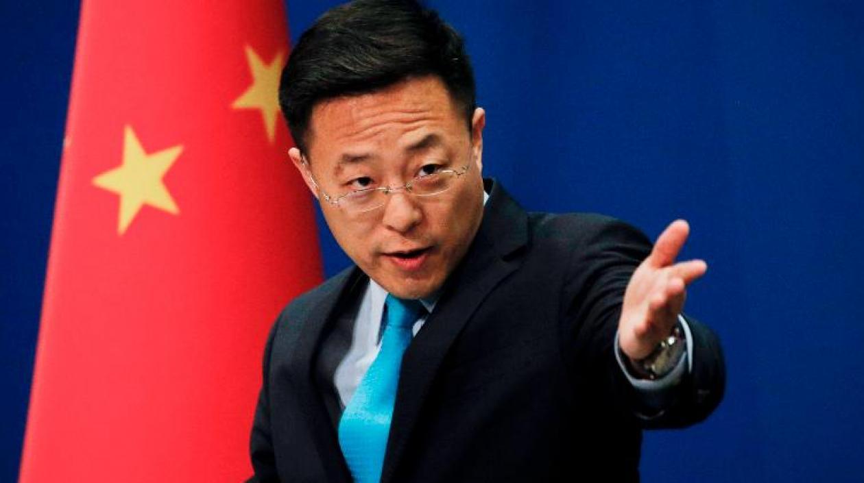 El portavoz del Ministerio de Asuntos Exteriores, Zhao Lijian.