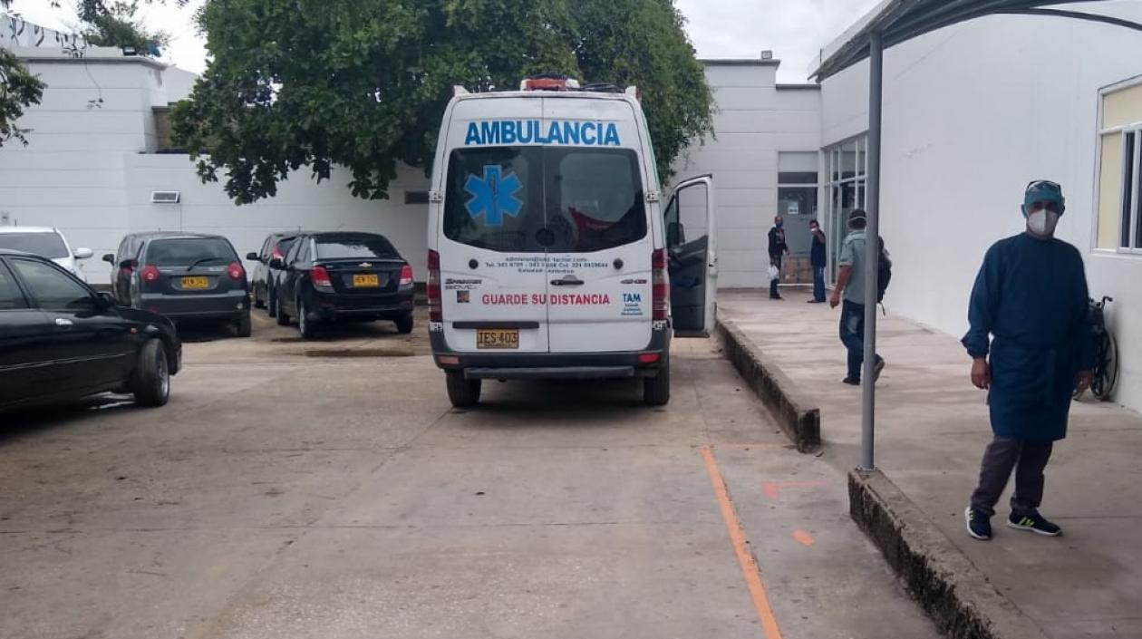Los heridos llegaron a la Clínica Adela de Char.