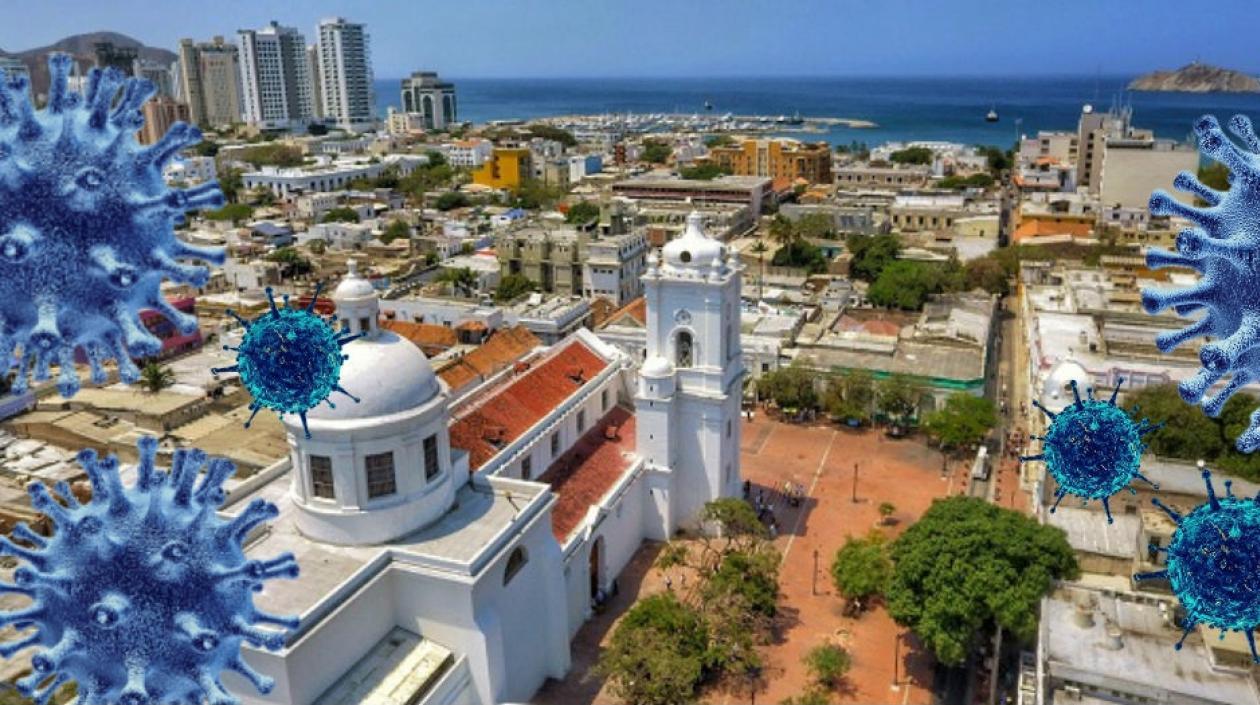 Panorámica de Santa Marta.