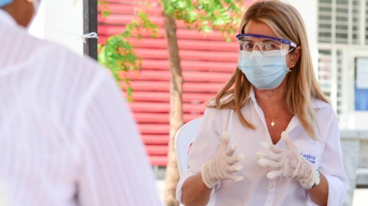 La Gobernadora del Atlántico, Elsa Noguera.