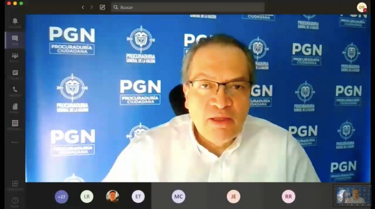 Fernando Carrillo, Procurador General de la Nación.