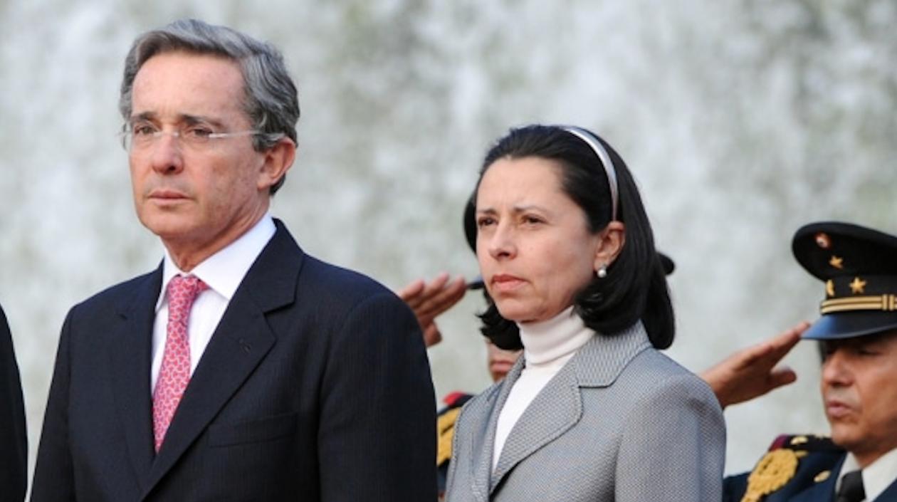 Lina Moreno de Uribe, esposa del expresidente Álvaro Uribe.